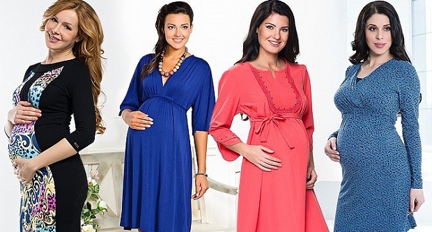 Модная одежда для беременных лето 2022 2023: цветные платья