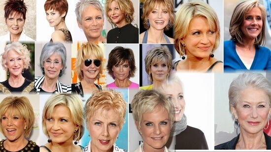 Причёски для пожилых женщин за 60 фото