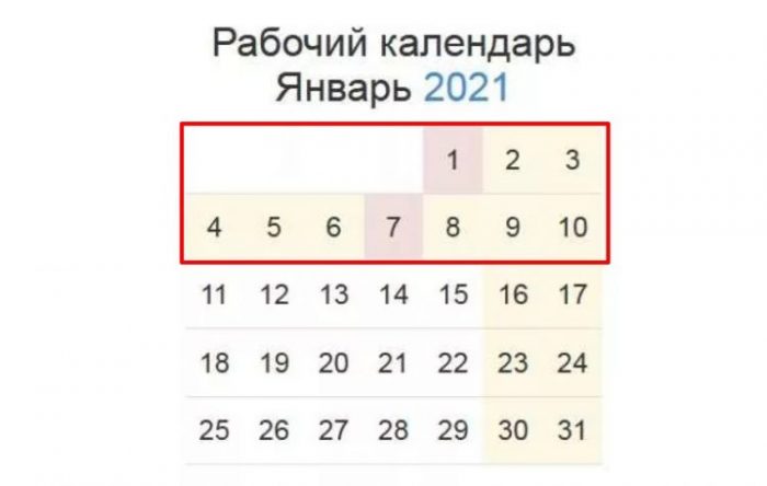 Новогодние каникулы 2021 года и сколько дней отдыхаем в России