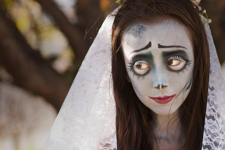 макияж мертвой невесты