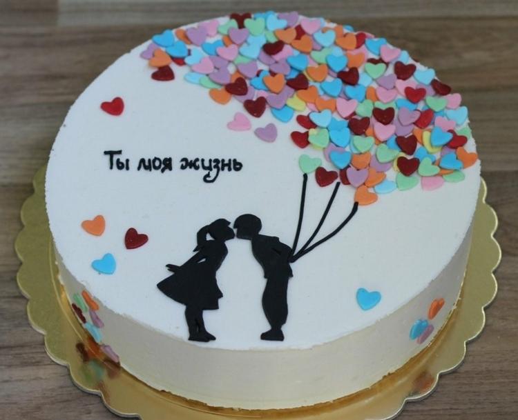 романтичный торт для мужчины