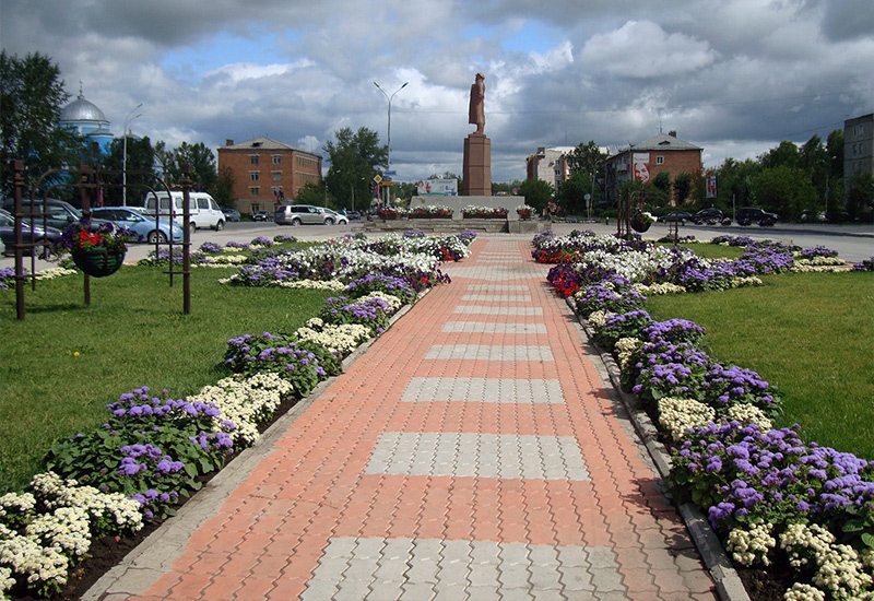 Площадь 300-летия в Ачинске
