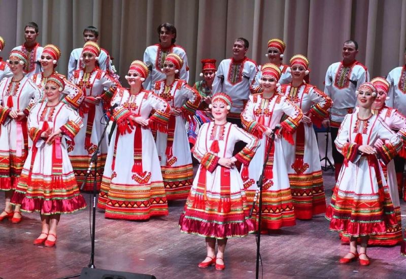 концерт мордовского государственного ансамбля «Умарина» на День Города Саранска