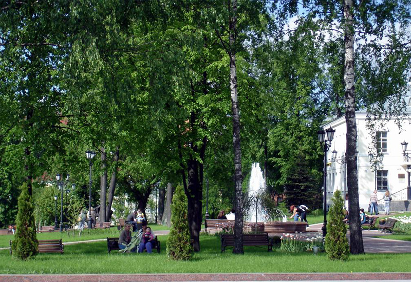 Сквер Пушкина в Витебске