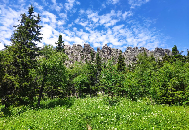 Таганай национальный парк на Урале летом