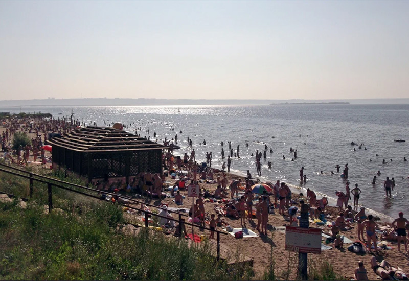 Поселок Рыбацкий пляж Роза ветров в Ульяновске