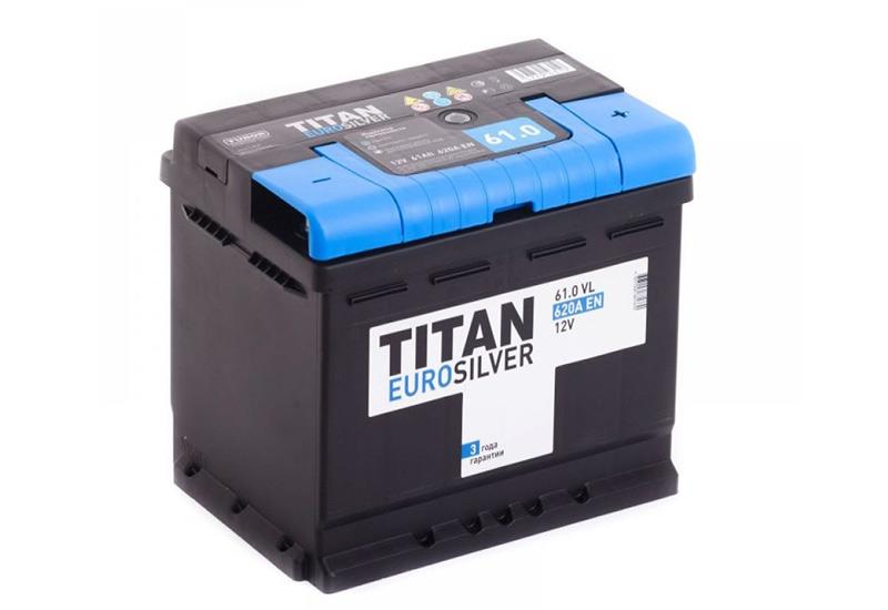 Аккумулятор Titan euro silver 61 не плохой зимний аккумулятор