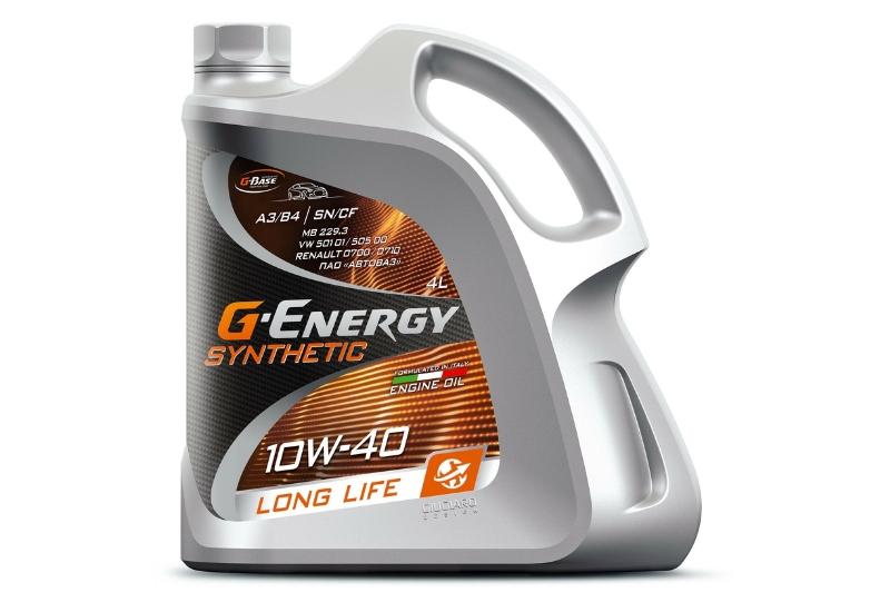 масло G-Energy Synthetic Long Life 10W-40 